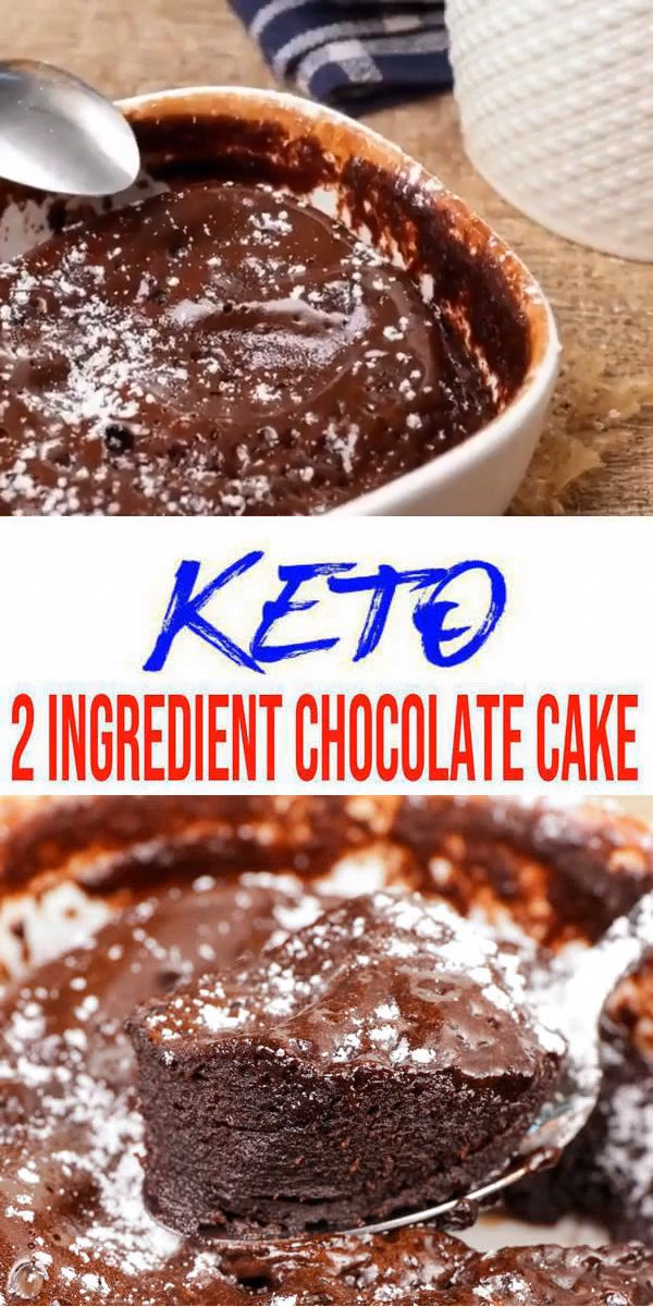 2 Ingredient Keto Dessert
 Keto 2 Ingre nt Cake AMAZING ketogenic t chocolate