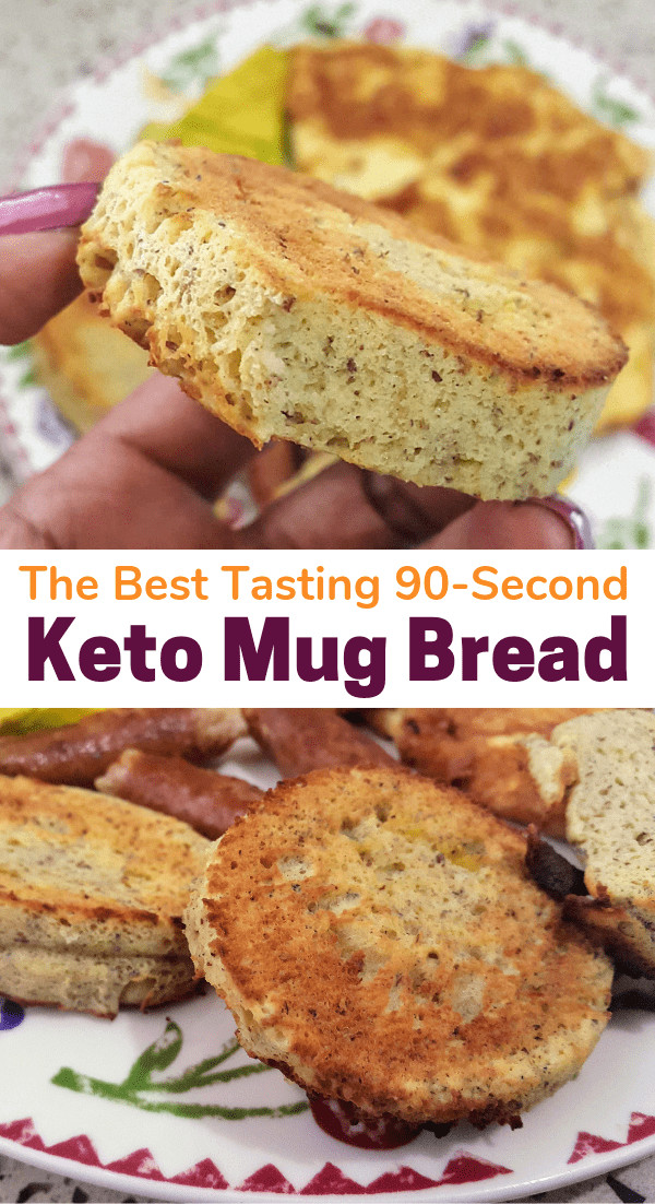 3 Ingredient 90 Second Keto Bread
 The Best Keto Mug Bread You Can Make in 90 Seconds