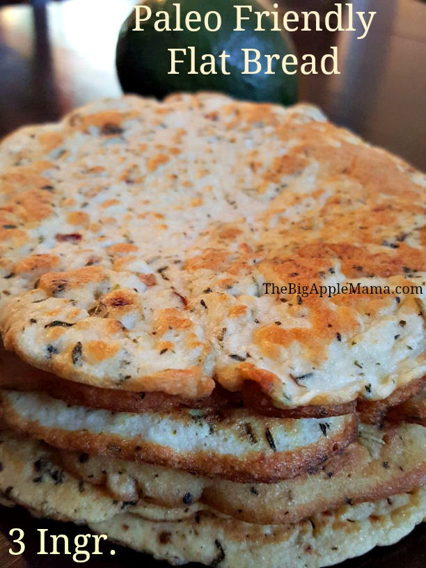 3 Ingredient Low Carb Bread
 3 Ingre nt Keto Low Carb Paleo Friendly FlatBread The