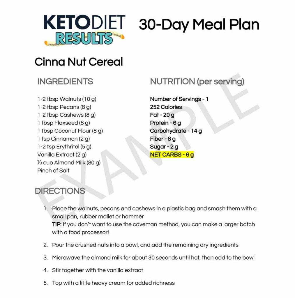 30 Day Keto Diet Plan
 Lose 10 Pounds in 30 Days or Your Money Back Keto Diet