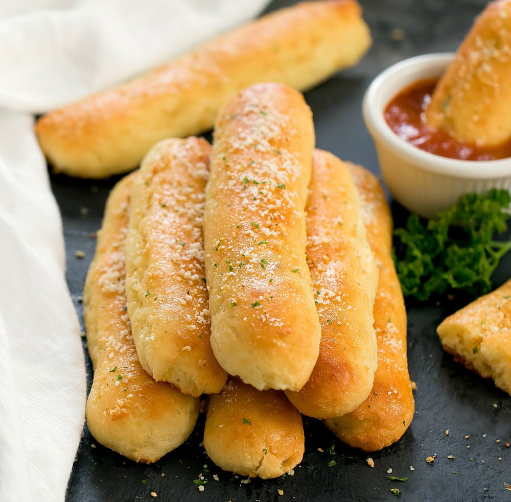 4 Ingredient Keto Bread Sticks
 Low Carb Keto Garlic Breadsticks Kirbie s Cravings