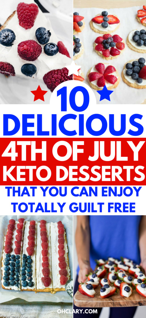 4th Of July Keto Desserts
 10 Easy 4th July Keto Desserts Too Irresistible to Miss