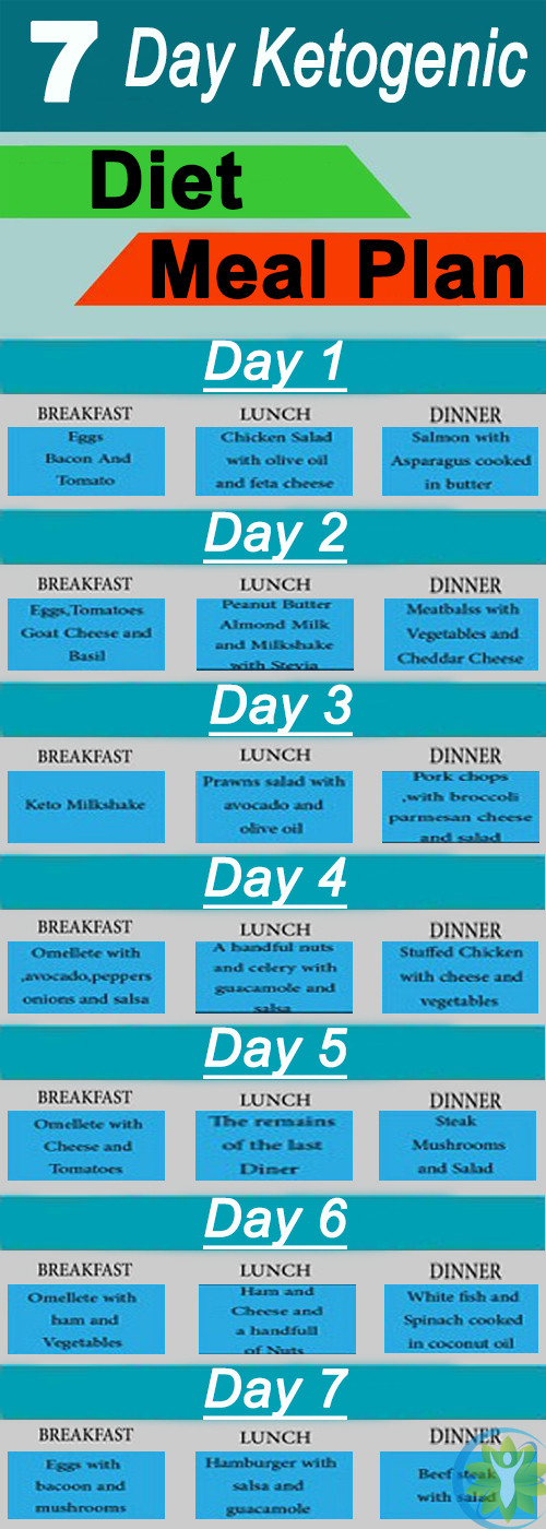 7 Day Keto Diet Plan
 Ketogenic Diet – 7 Day Ketogenic Diet Meal Plan