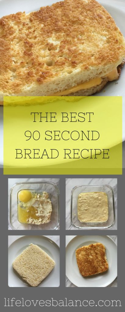 90 Second Keto Bread Coconut Flour And Almond Flour
 90 second bread