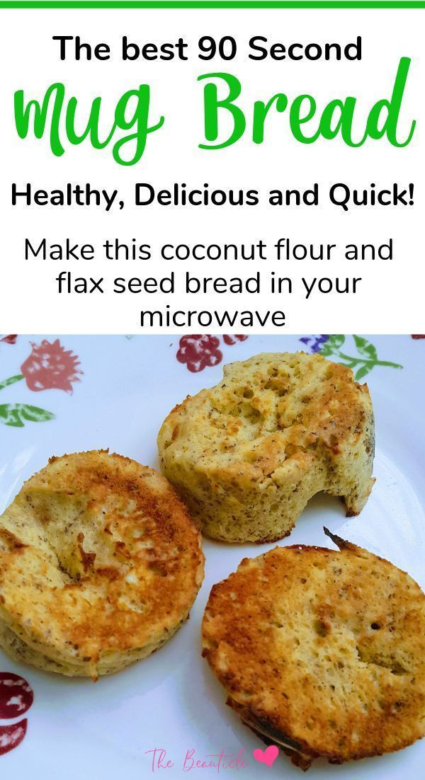 90 Second Keto Bread Coconut Flour
 90 Second Keto Mug Bread Recipe