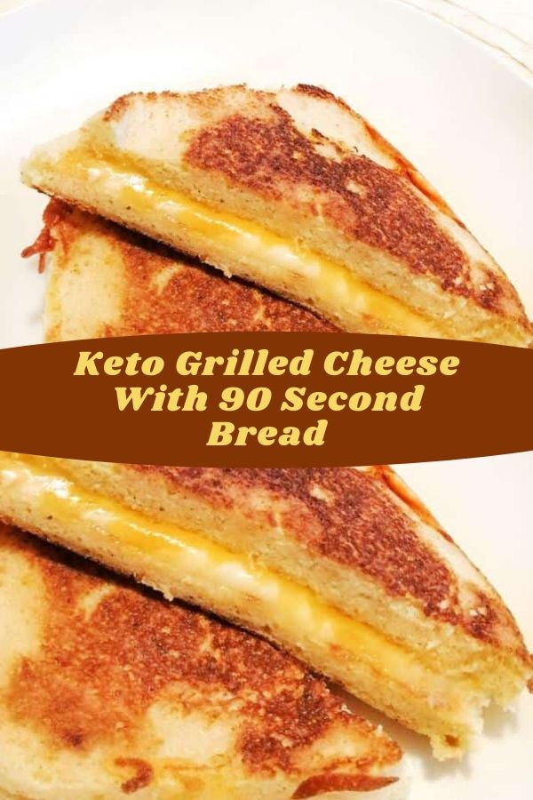 90 Second Keto Bread Grilled Cheese
 Keto Grilled Cheese With 90 Second Bread Food Recipe
