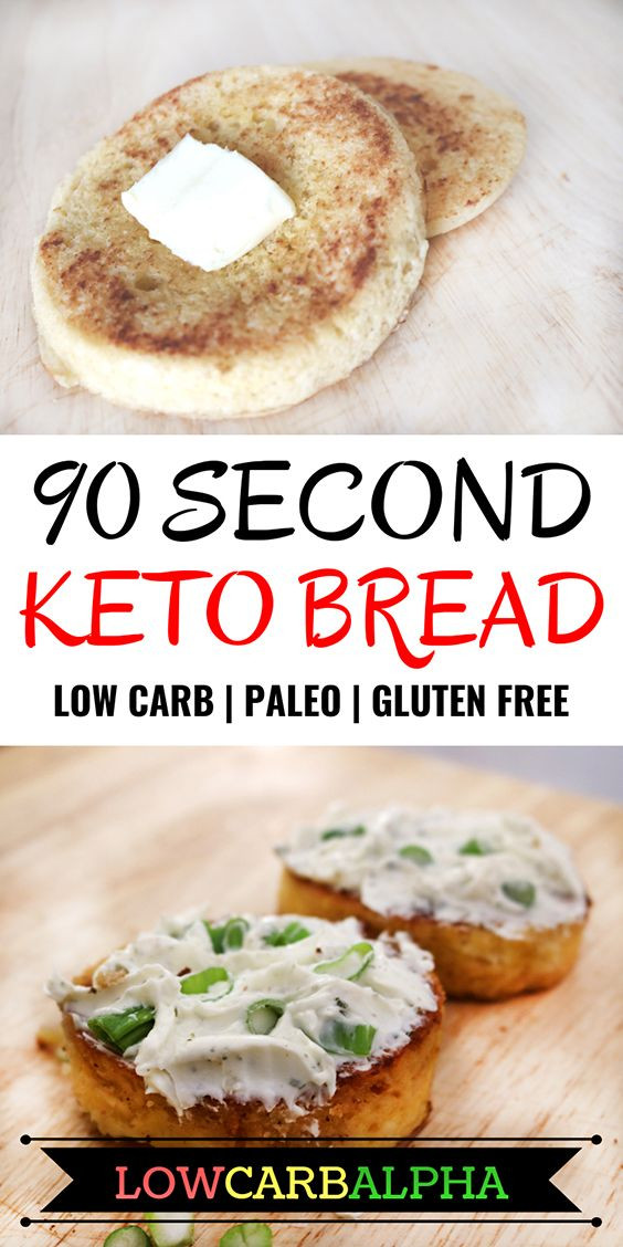 90 Second Keto Bread Microwave
 90 Second Microwave Keto Bread