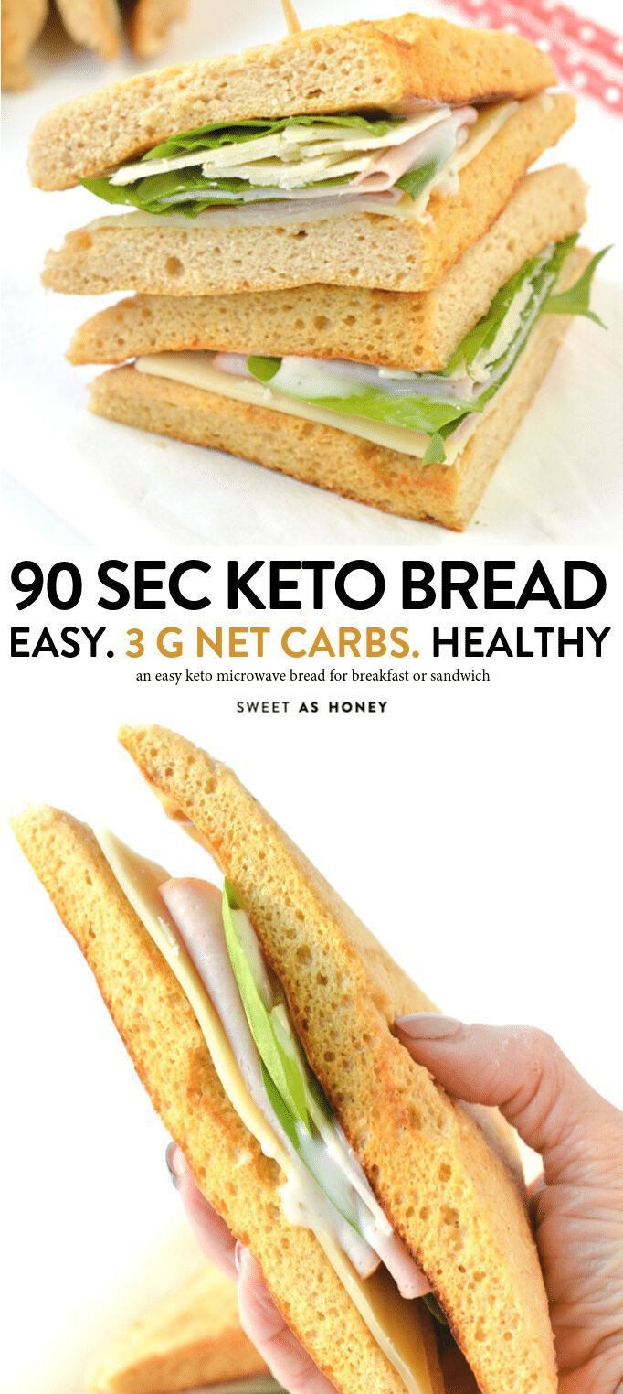90 Second Keto Bread No Egg
 KETO 90 SECOND BREAD for sandwich ketobread 90second