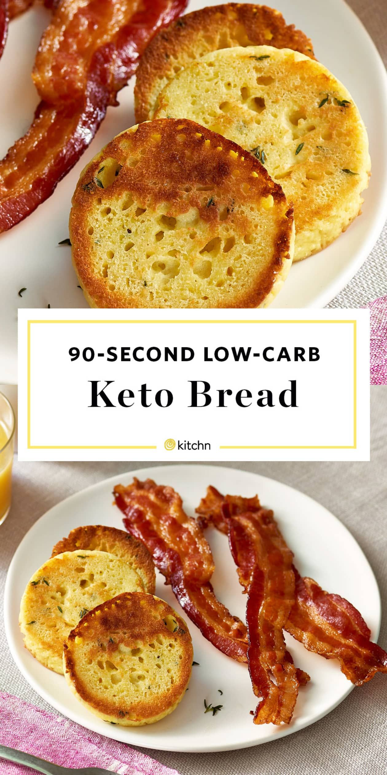 90 Second Keto Bread Without Egg
 90 Second Keto Bread Recipe