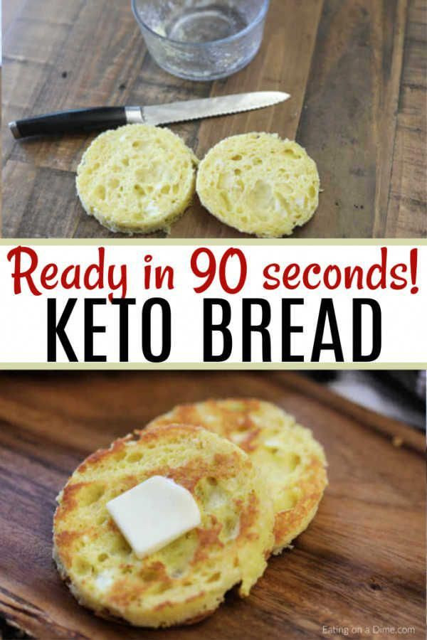 90 Second Keto Garlic Bread
 The Best 90 Second Bread Recipe in 2020
