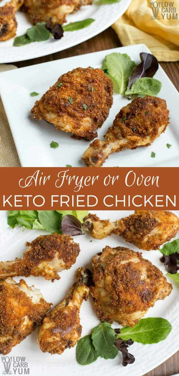 Air Fryer Keto Chicken
 Low Carb Keto Fried Chicken in Air Fryer or Oven