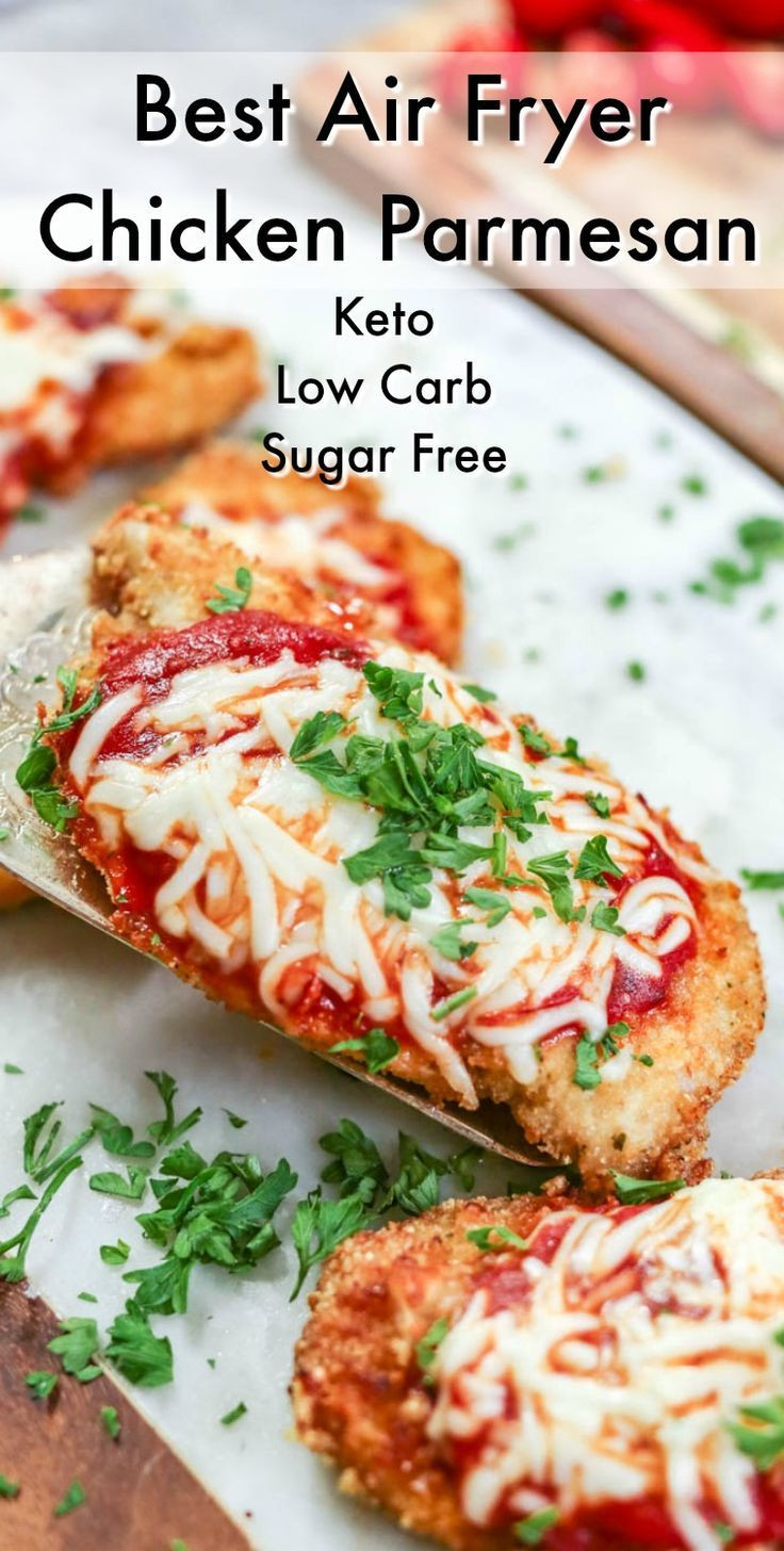 Air Fryer Keto Chicken Parmesan
 Air Fryer Keto Chicken Parmesan Recipe