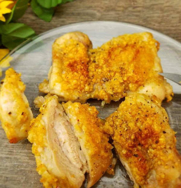 Air Fryer Keto Chicken Parmesan
 Easy Keto Air Fryer Parmesan Chicken Thigh Recipe