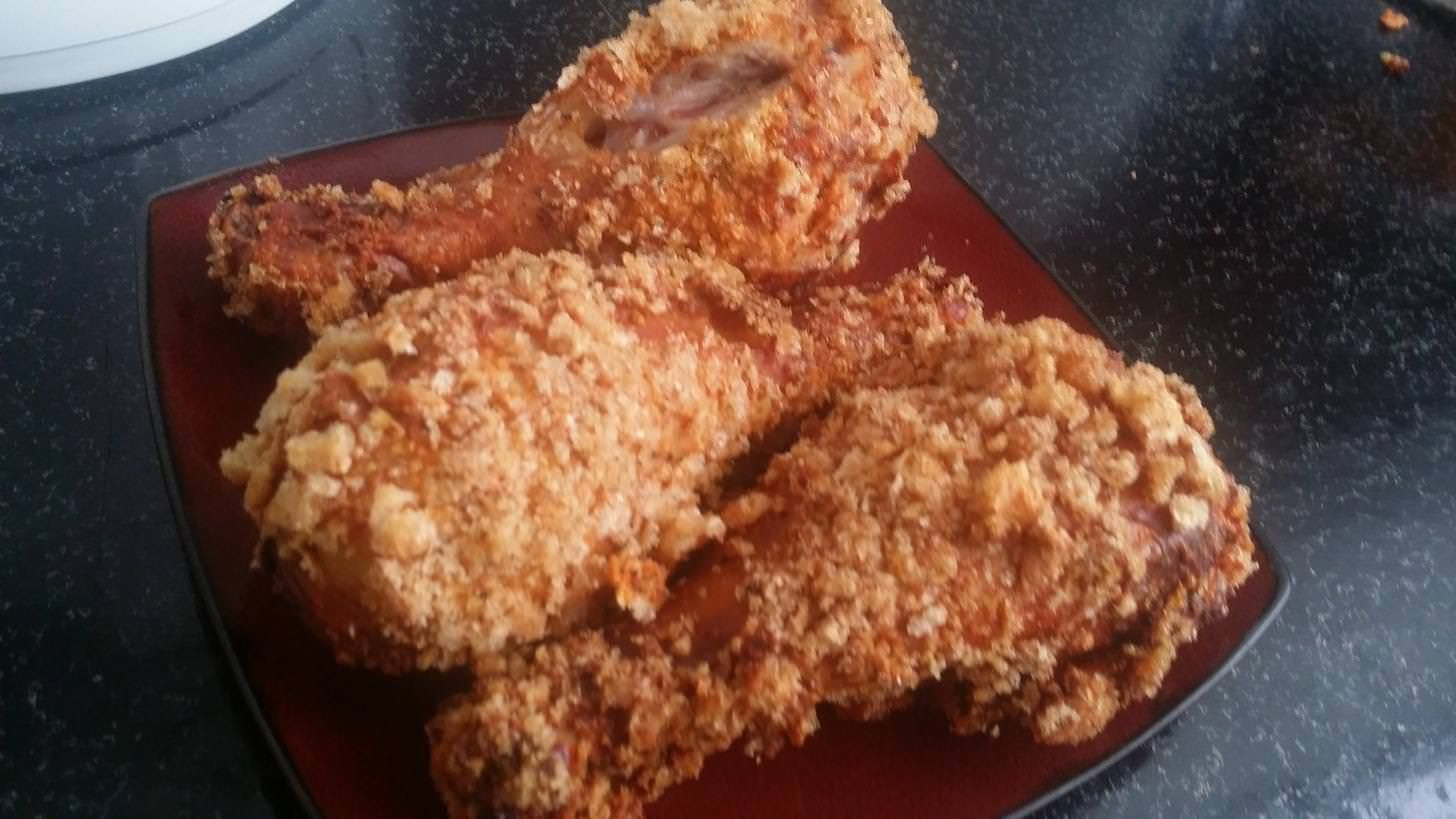 Air Fryer Keto Chicken Tenders Pork Rinds Keto fried chicken