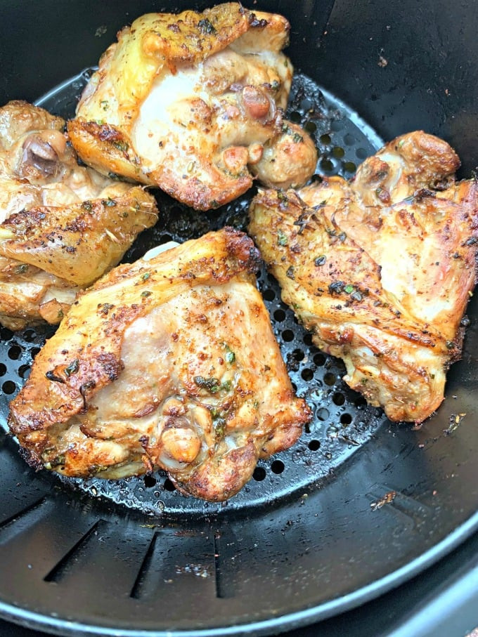 Air Fryer Keto Chicken Thighs
 Keto Low Carb Air Fryer Cilantro Lime Marinated Chicken Thighs