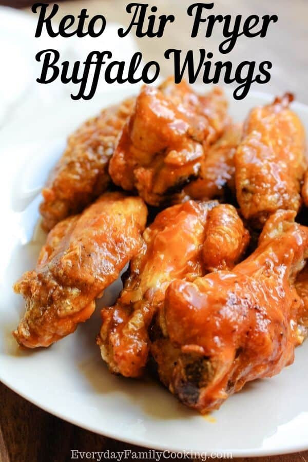 Air Fryer Keto Chicken Wings
 Air Fryer Chicken Wings with Buffalo Sauce
