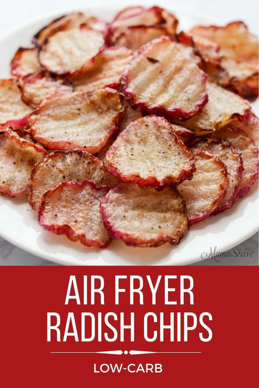 Air Fryer Keto Chips
 Low Carb Keto Air Fryer Radish Chips