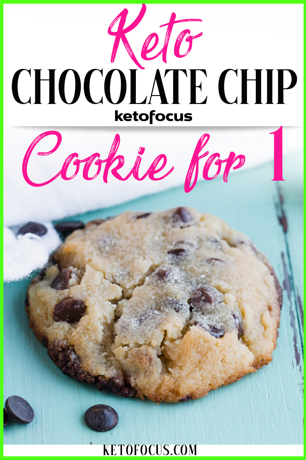 Air Fryer Keto Chocolate Chip Cookies
 Keto Chocolate Chip Cookie for e Recipe in 2020