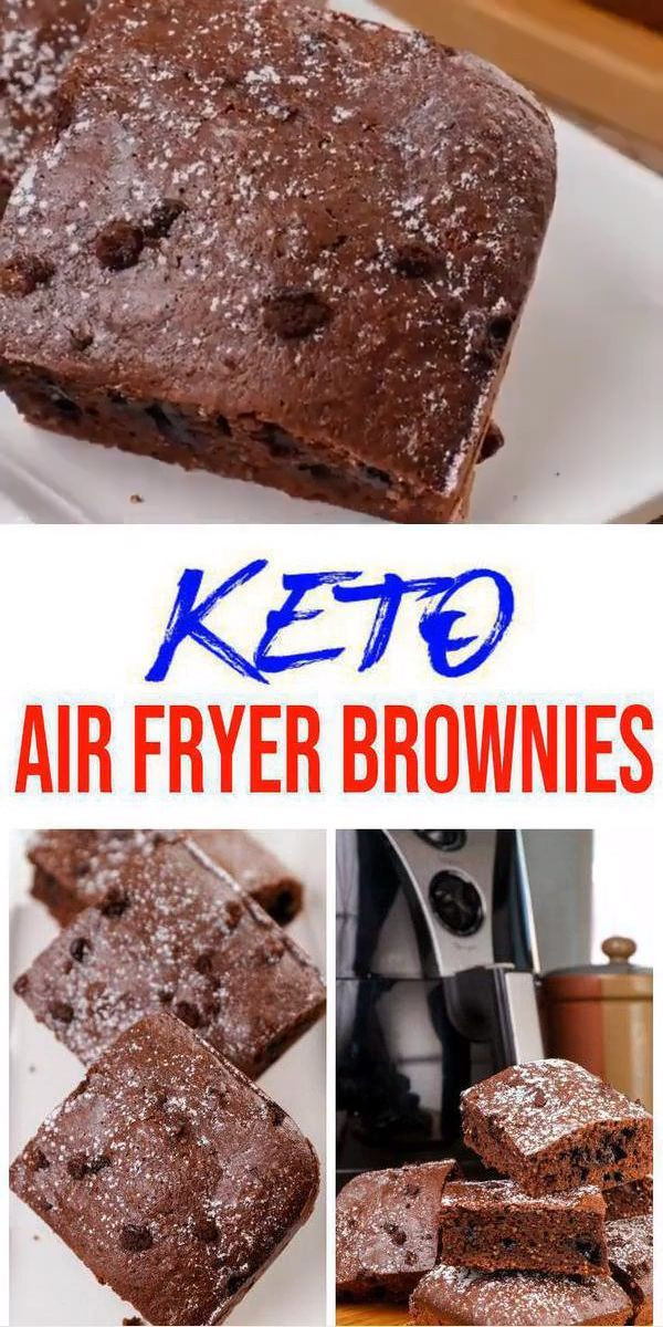 Air Fryer Keto Desserts Easy Recipes
 BEST Keto Brownies Low Carb Air Fryer Brownie Idea