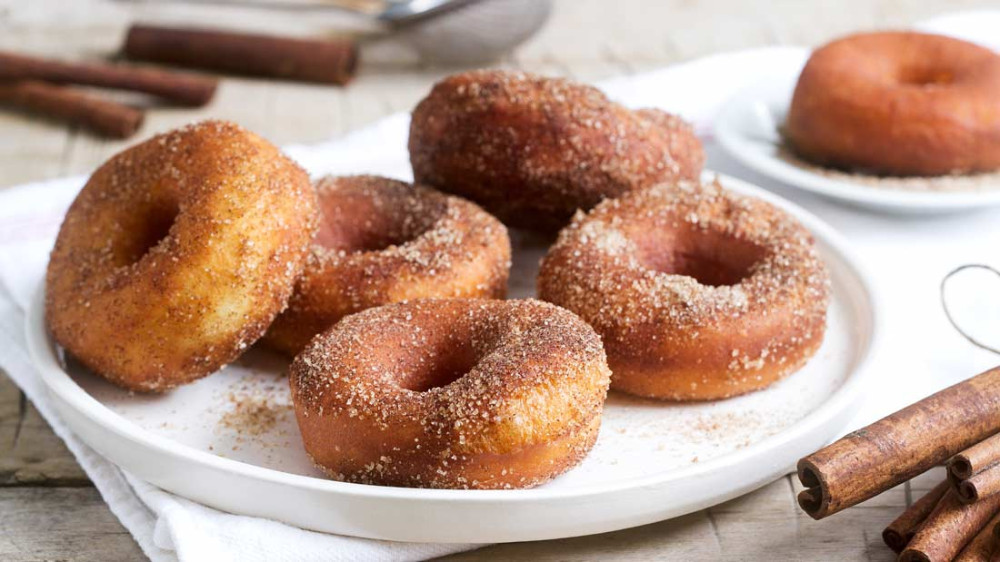 Air Fryer Keto Donuts
 Cinnamon Sugar Keto Doughnuts