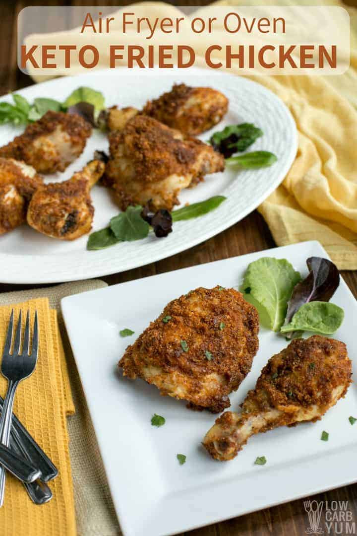 Air Fryer Keto Fried Chicken
 Low Carb Keto Fried Chicken in Air Fryer or Oven
