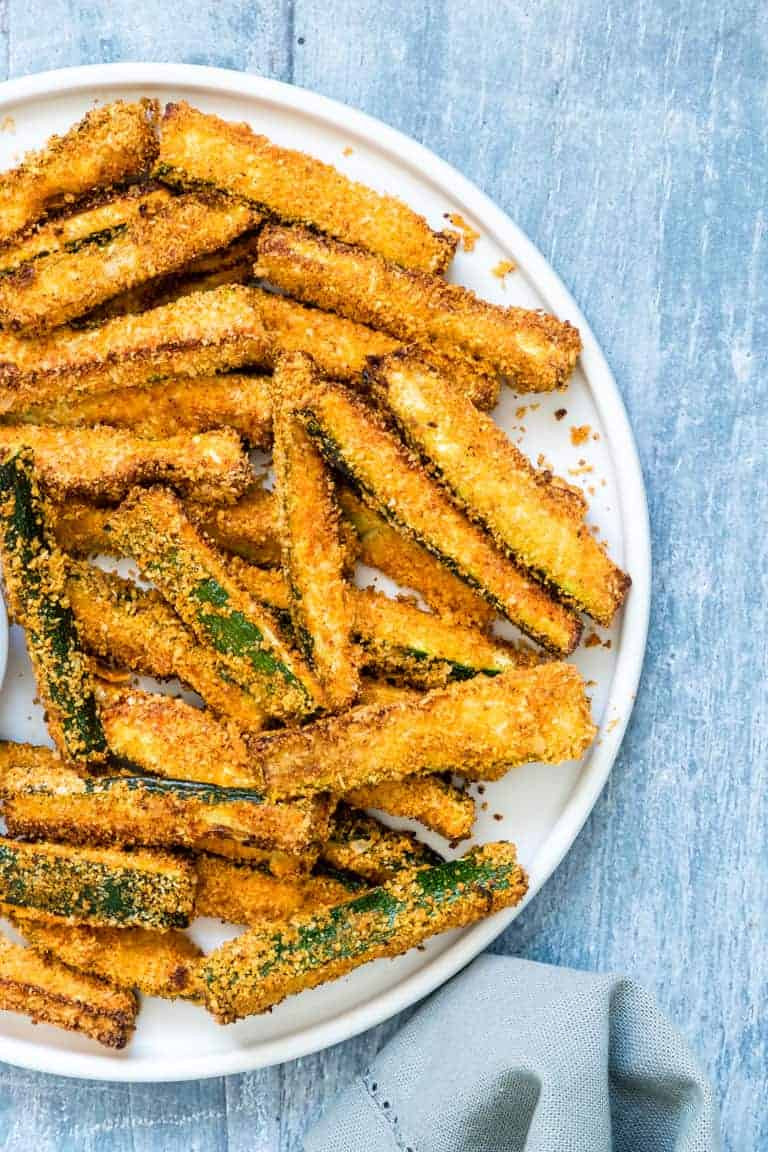 Air Fryer Keto Fries
 Air Fryer Zucchini Fries Low Carb Keto Gluten Free