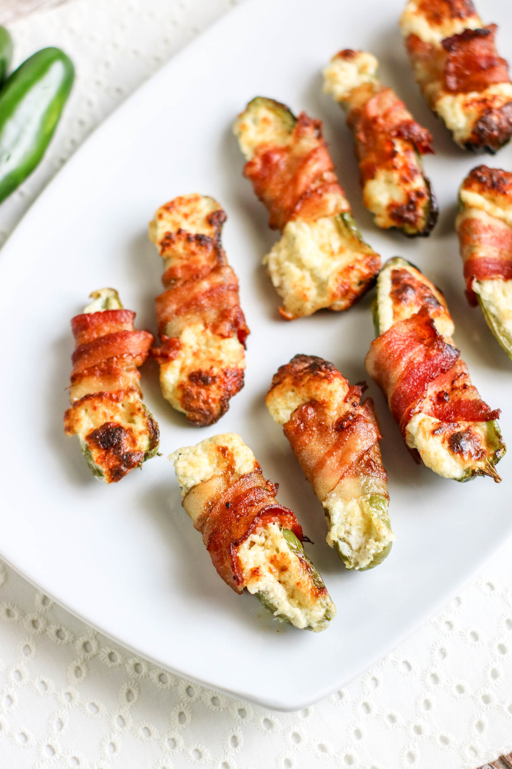 Air Fryer Keto Jalapeno Poppers
 Air Fryer Bacon Wrapped Jalapeno Poppers LOW CARB KETO