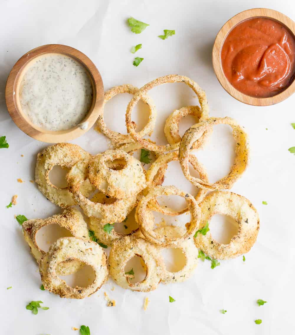 Air Fryer Keto Onion Rings
 Air Fryer ion Rings Paleo Whole30 Keto