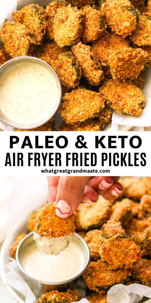 Air Fryer Keto Pickles
 Keto Air Fryer Fried Pickles Paleo Whole30 – What Great