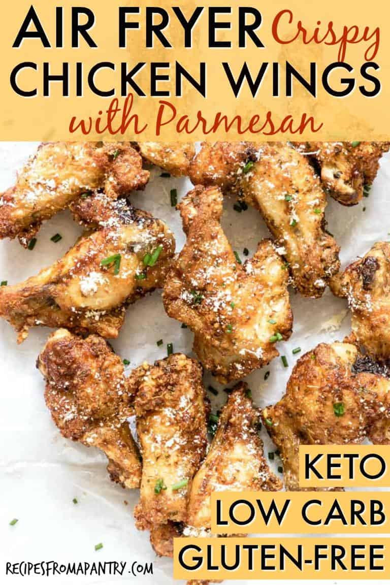 Air Fryer Keto Recipes Chicken
 Easy Crispy Air Fryer Chicken Wings with Parmesan GF Low