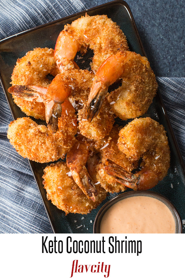 Air Fryer Keto Shrimp Recipes
 Low Carb Coconut Shrimp with Dipping Sauce