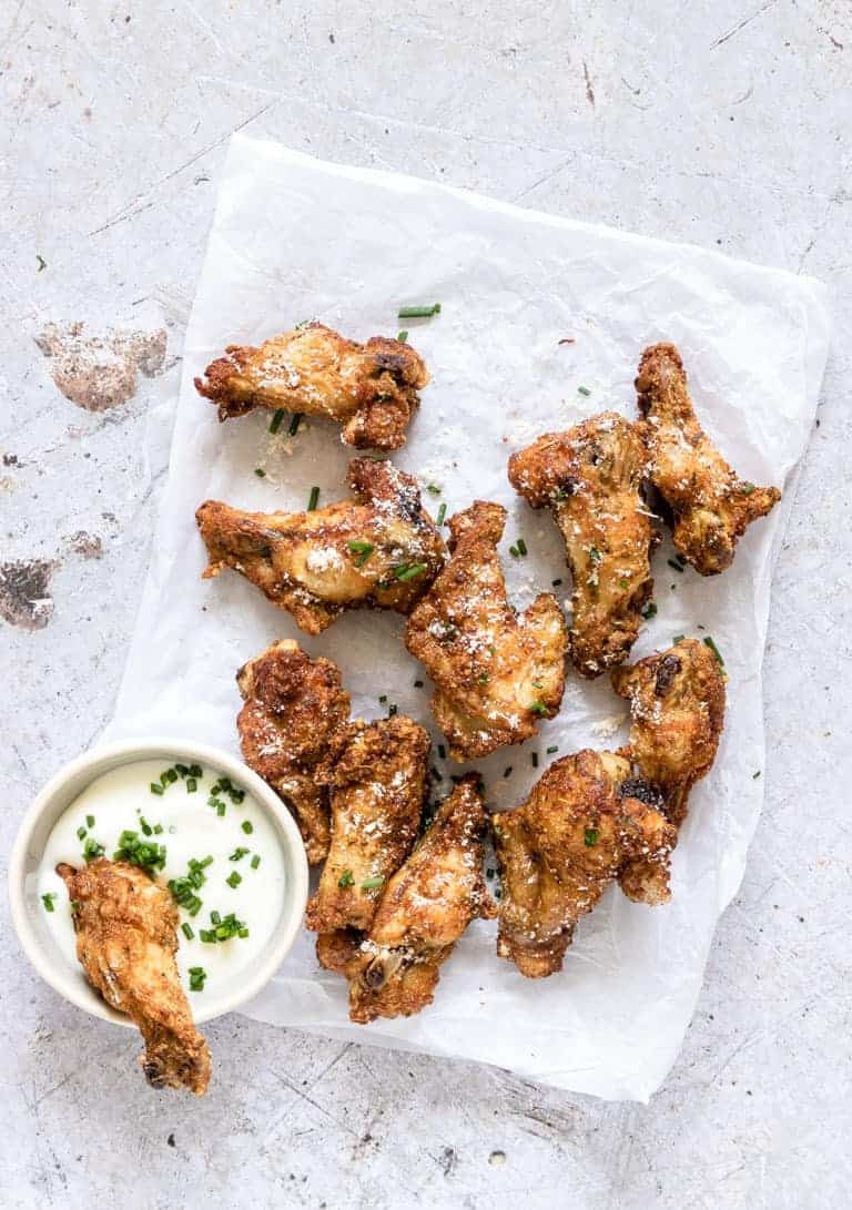 Air Fryer Keto Wings Recipe
 Easy Crispy Air Fryer Chicken Wings with Parmesan GF Low