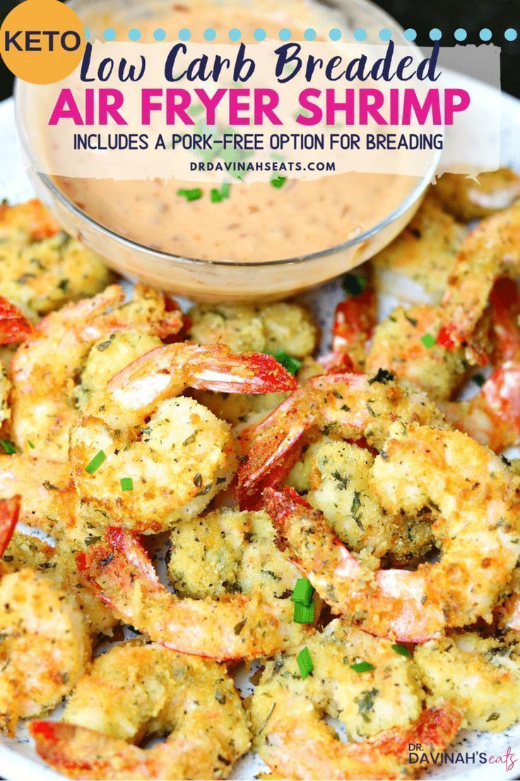 Air Fryer Recipes Healthy Low Carb Keto
 Keto & Low Carb Breaded Air Fryer Shrimp Recipe Video