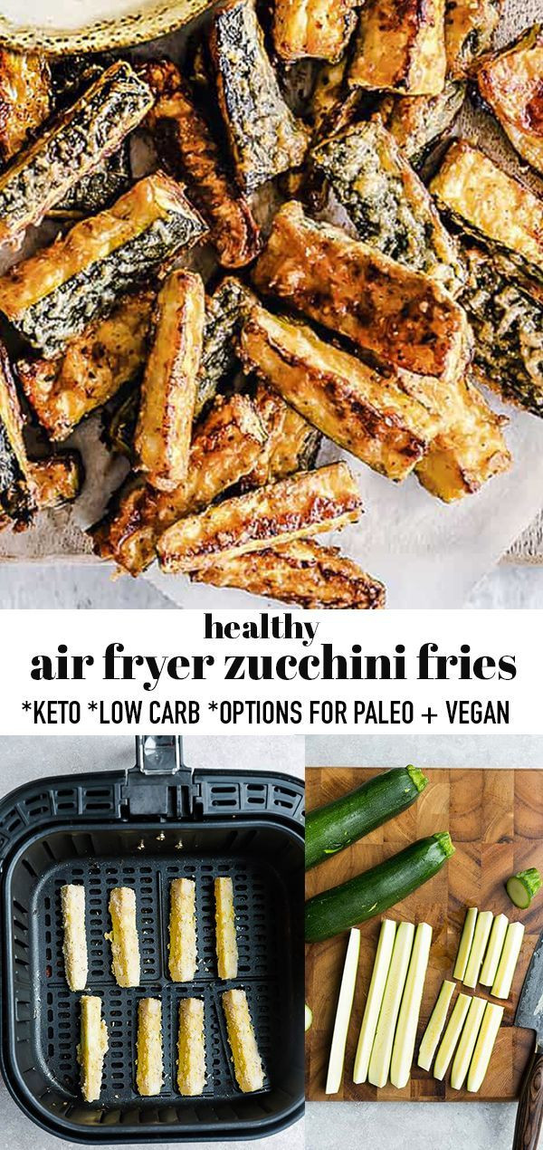 Air Fryer Squash And Zucchini Keto
 Air Fryer Zucchini Fries Crispy Low Carb Keto Snack in