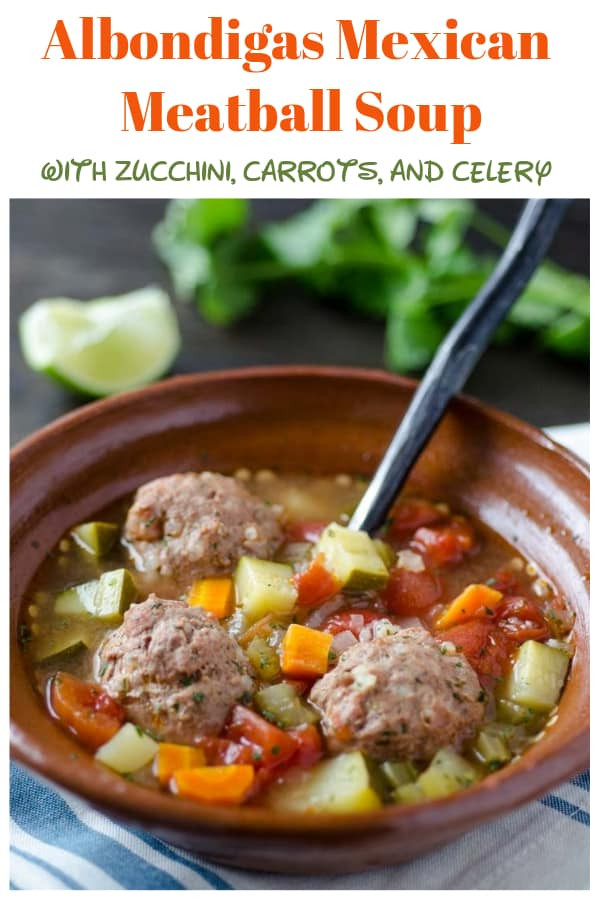 Albondigas Soup Recipe Mexican Keto
 Albondigas Mexican Meatball Soup