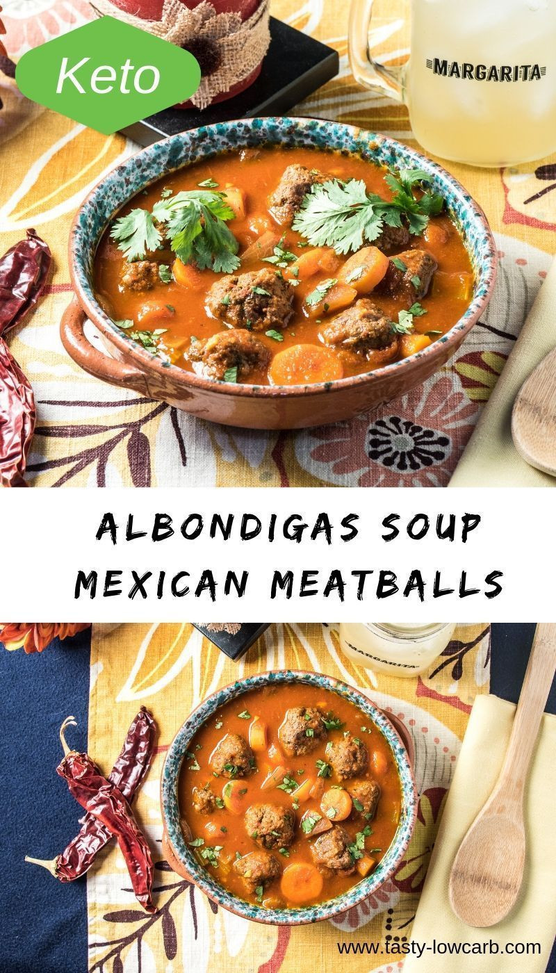 Albondigas Soup Recipe Mexican Keto
 Keto Albóndigas Meatball Soup Recipe