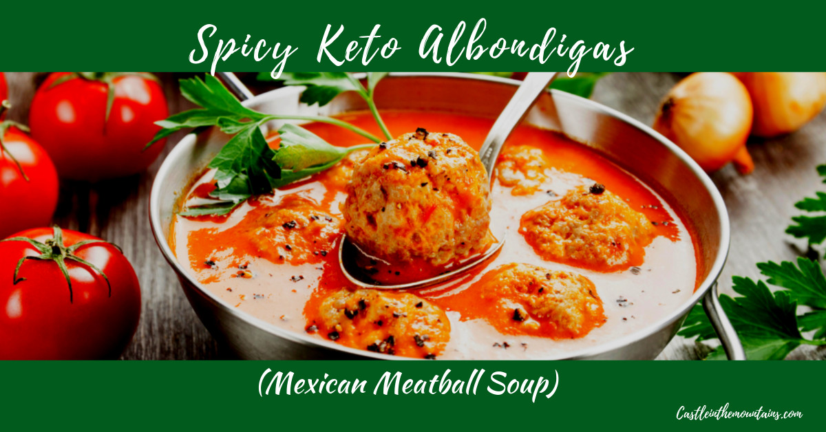 Albondigas Soup Recipe Mexican Keto
 Keto Mexican Meatball Soup Sopa de Albondigas 3 Net Carbs