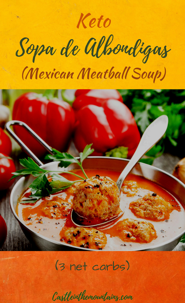 Albondigas Soup Recipe Mexican Keto
 Keto Mexican Meatball Soup Sopa de Albondigas Wedding Soup