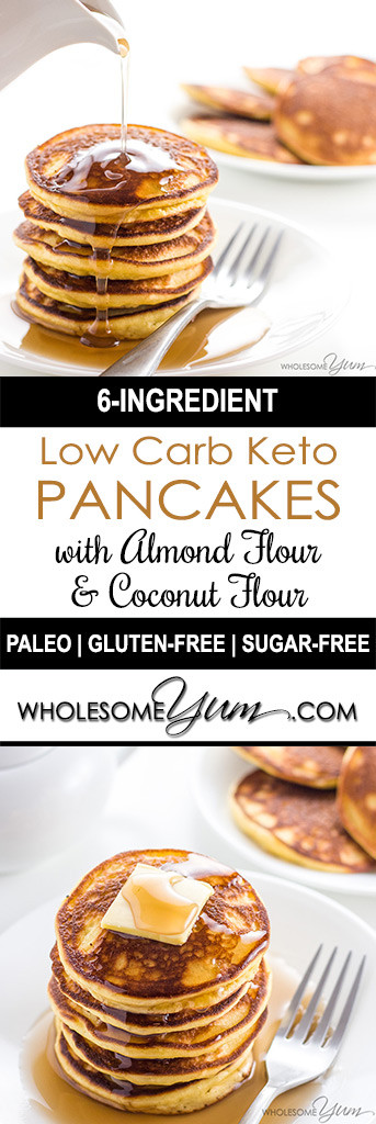 Almond Flour Recipes Low Carb Keto
 Keto Low Carb Pancakes Recipe with Almond Flour & Coconut