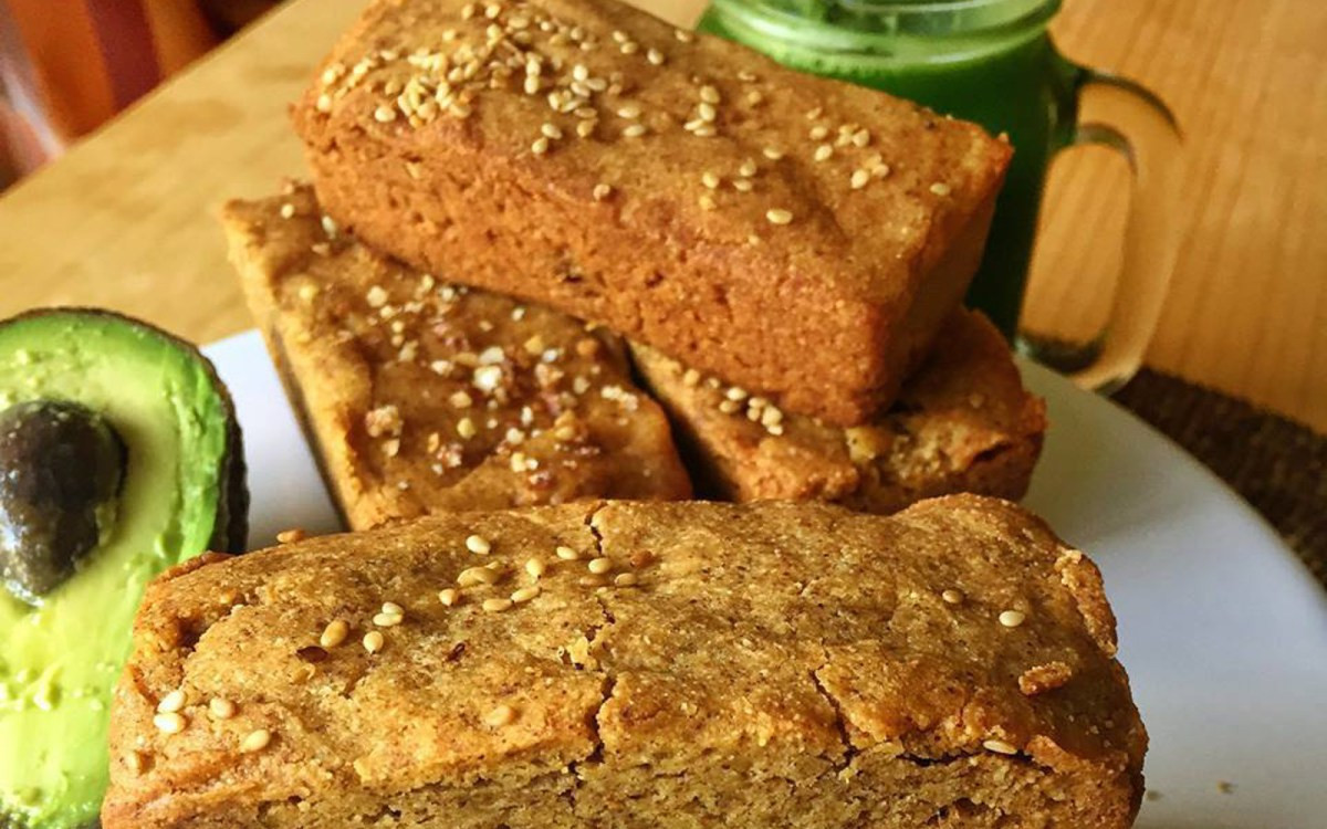 Almond Flour Sandwich Bread
 Almond Flour Sandwich Bread [Vegan Gluten Free] e