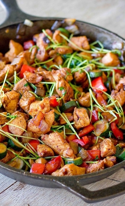 Asian Keto Recipes
 e Pot Low Carb Paleo Keto Asian Chicken Stir Fry