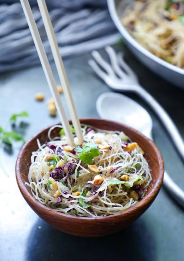 Asian Keto Recipes
 Keto Asian Noodle Salad with Peanut Sauce
