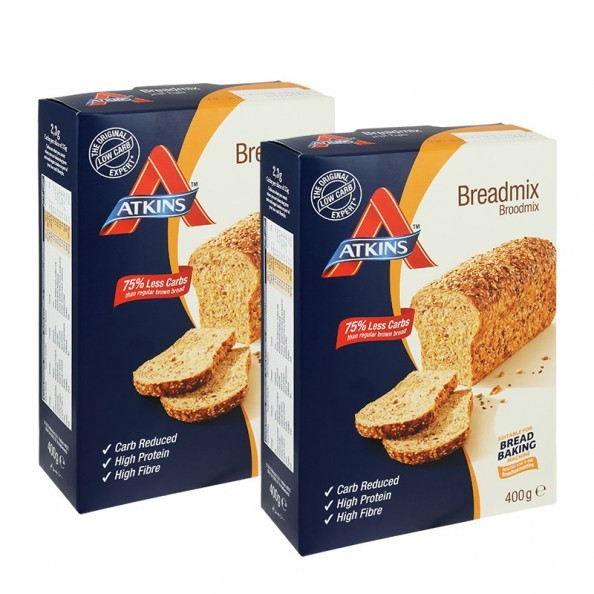 Atkins Bread Mix
 Atkins Day Break Bread Mix Doppelpack bei nu3