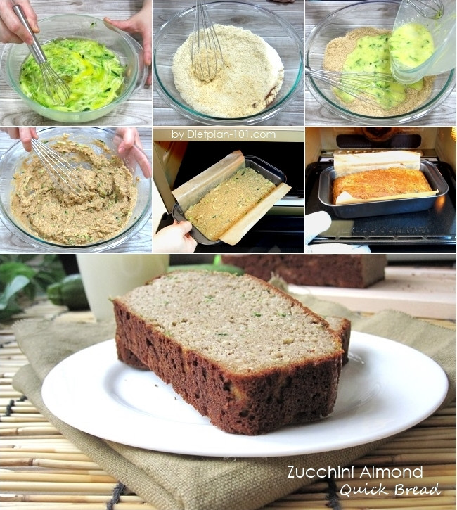 Atkins Zucchini Bread
 Zucchini Almond Quick Bread Atkins Diet Phase 2 Recipe