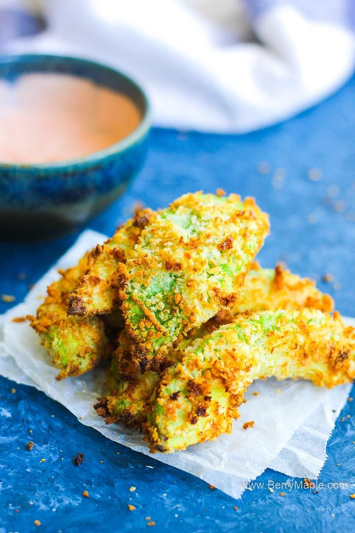 Avocado Fries Air Fryer Keto
 Crunchy avocado fries made in your air fryer Low carb and