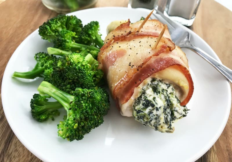 Bacon Wrapped Chicken Keto
 Keto Bacon Wrapped Stuffed Chicken Breast Recipe