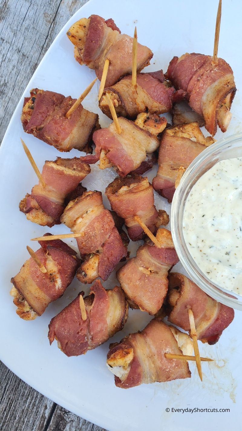 Bacon Wrapped Chicken Keto
 Keto Air Fryer Bacon Wrapped Chicken Bites Everyday