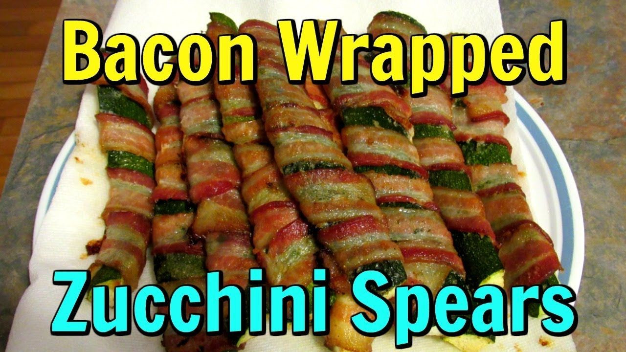 Bacon Wrapped Zucchini Keto
 Low Carb BACON WRAPPED ZUCCHINI SPEARS Keto Friendly