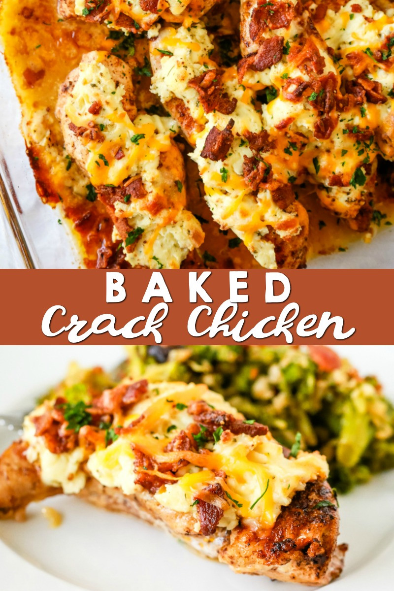 Baked Crack Chicken Keto
 Baked Crack Chicken Crack Chicken Recipe
