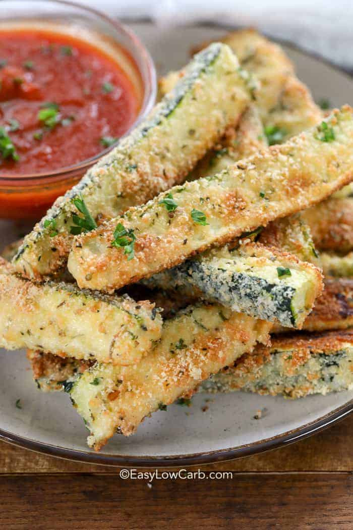 Baked Zucchini Keto
 Low Carb Keto Zucchini Fries Easy Low Carb